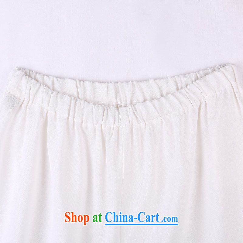 2015 spring and summer with new products, the BMW China wind Chinese pants older short pants 12 white XXXXL, federal core Chai, who, on-line shopping