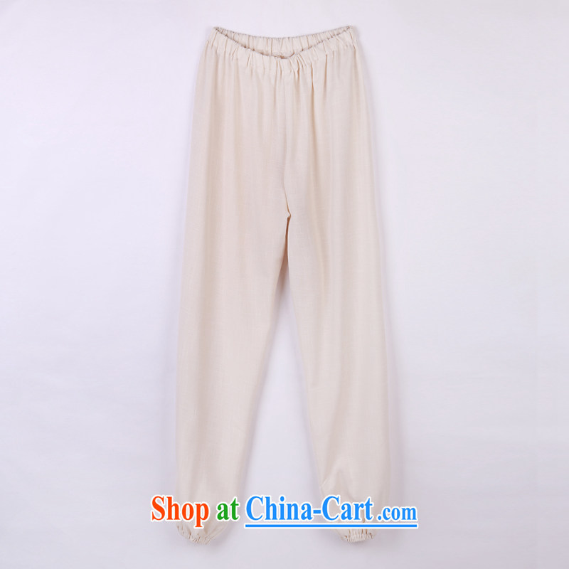 2015 spring and summer with new products, the Po-china wind Tang fitted pants older short pants 13 meat color XXXXL