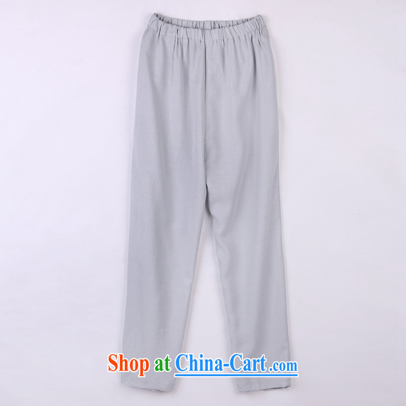 2015 spring and summer with new products, the BMW China wind Chinese pants older short pants 14 gray XXXXL