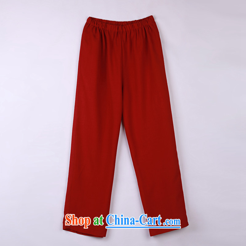 2015 spring and summer with new products, the BMW China wind Chinese pants older short pants 15 dark red XXXXL, federal core Chai, who, shopping on the Internet
