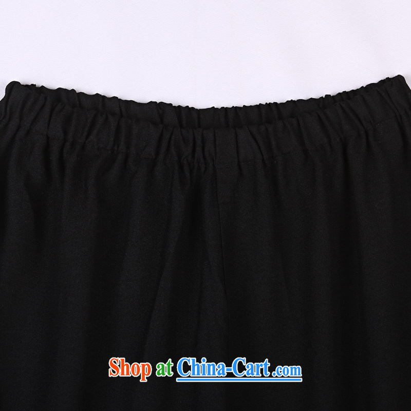 2015 spring and summer with new products, the BMW China wind Chinese pants, old Tang pants 16 black XXXXL, federal core Chai, who, on-line shopping