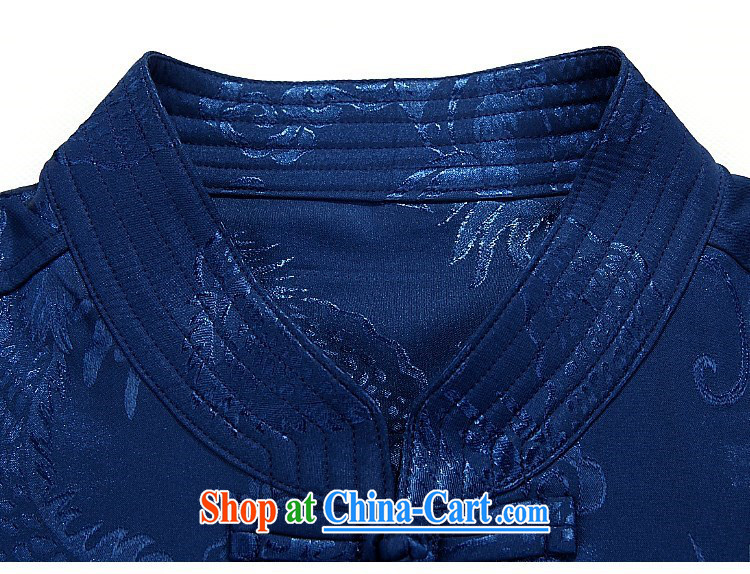 Beijing in the older Chinese men and spring and summer long-sleeved Chinese Generalissimo Kit Dad loaded T-shirt ethnic Han-new long-sleeved blue Kit XXXL pictures, price, brand platters! Elections are good character, the national distribution, so why buy now enjoy more preferential! Health