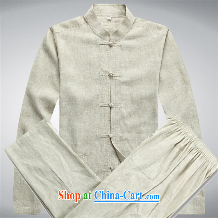 The Carolina boys spring/summer men's Chinese long-sleeved kit, older Chinese Ethnic Wind Kit male Blueish gray' package XXXL pictures, price, brand platters! Elections are good character, the national distribution, so why buy now enjoy more preferential! Health