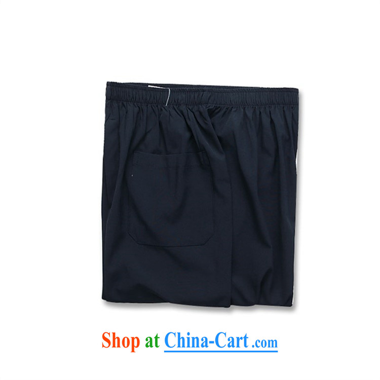 The Luo, China wind men's middle-aged Chinese Kit long-sleeved cultivating male Chinese T-shirt-tie Tang with dark blue Kit XXXL pictures, price, brand platters! Elections are good character, the national distribution, so why buy now enjoy more preferential! Health