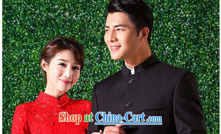HAIPAIHAOYU China Wind China, brought suit male Chinese Generalissimo cultivating business and leisure click jacket black Tang single T-shirt no long term XXXL/185 pictures, price, brand platters! Elections are good character, the national distribution, so why buy now enjoy more preferential! Health
