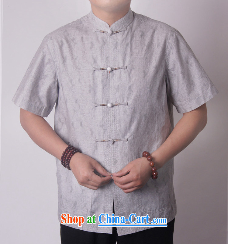 sureyou upmarket older leisure T-shirt short-sleeved cotton Ma men national China wind Tang with promotional and boutique Tang with 1713 light gray 190 pictures, price, brand platters! Elections are good character, the national distribution, so why buy now enjoy more preferential! Health