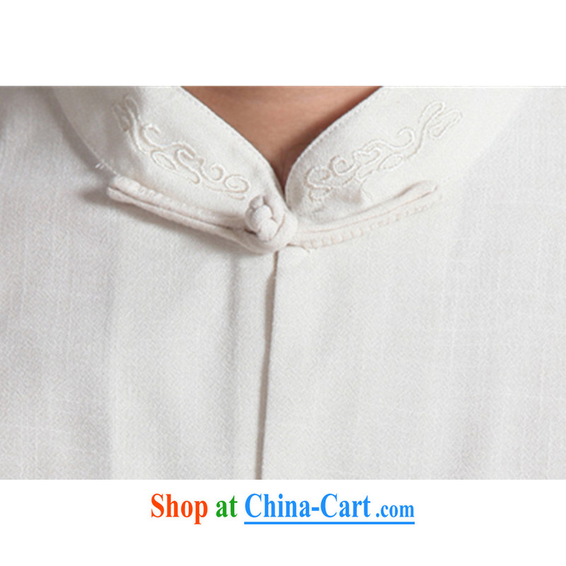 Chinese men's long-sleeved cotton the old rough-tie up for solid T-shirt autumn and winter, black T-shirt XXXL, adfenna, shopping on the Internet