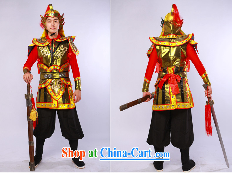 Costumes uniform Stage service videos Terra Cotta Warriors armour small performances and serving as the XL pictures, price, brand platters! Elections are good character, the national distribution, so why buy now enjoy more preferential! Health