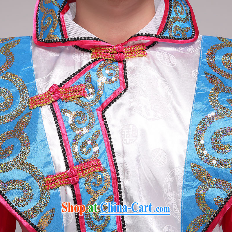 Mongolia's dance clothing men and ethnic minority costumes Stage service annual service performance, since in that shopping on the Internet