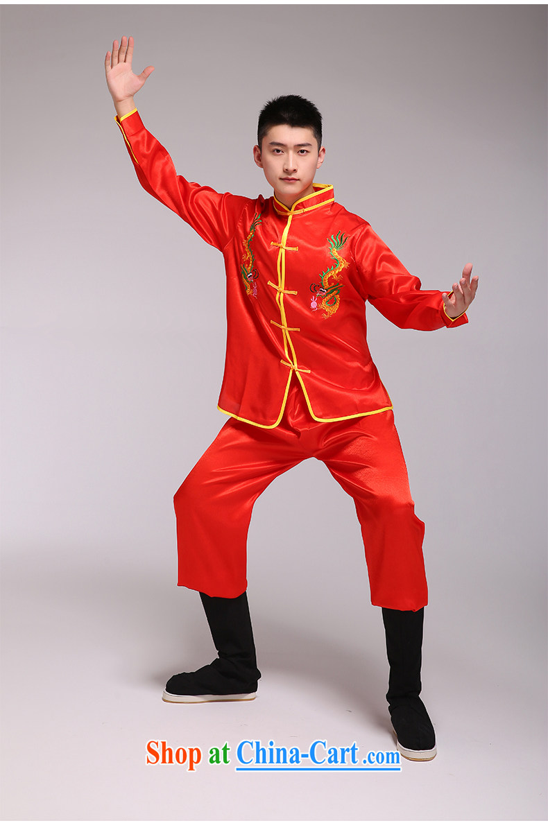 Men's Dragon The Dragon yangko dance costumes Dragon TA spend Car Show 轿夫 red are code pictures, price, brand platters! Elections are good character, the national distribution, so why buy now enjoy more preferential! Health