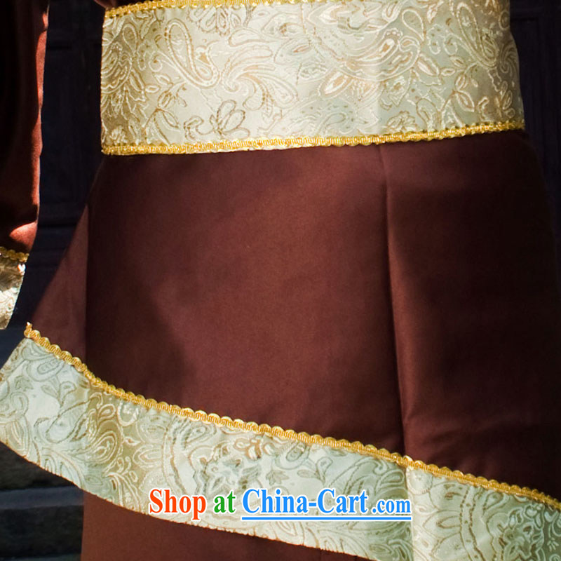 Men's costumes performed annual service Minister Han dynasty clothing men's clothing men and Han-errant clothing brown are Code, since in that online shopping