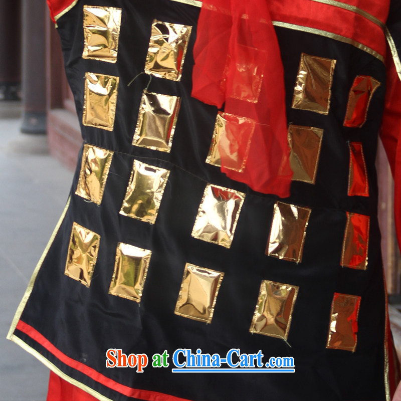 Terra cotta Warriors and Horses clothing videos costumes armor Samurai classical dance clothing cosplay drama costumes red, code, since in that shopping on the Internet