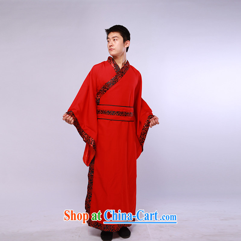 Chinese clothing, clothing wedding dresses Chinese groom men's black and red is by no means the US has always followed the US people of classical dark red, code, and that, on-line shopping