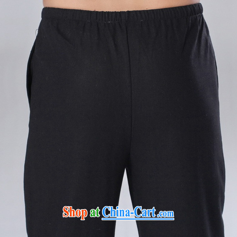 In accordance with the conditions and raise new men's National wind improved Chinese pants Solid Color Elastic waist short pants LGD/P 0015 #3 XL, in accordance with the situation, and, on-line shopping