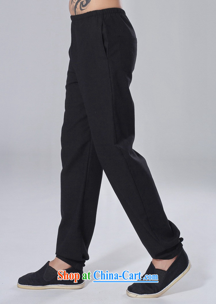 According to fuser New Men's solid color Elastic waist with short pants has been legged pants feet hushing Tai Chi trousers LGD/P 0014 #3 XL pictures, price, brand platters! Elections are good character, the national distribution, so why buy now enjoy more preferential! Health
