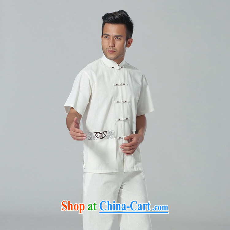 According to fuser summer stylish new middle-aged and older men's shirts, collar embroidered single row for father with a short-sleeved Chinese T-shirt LGD/M 0058 #3 XL pictures, price, brand platters! Elections are good character, the national distribution, so why buy now enjoy more preferential! Health