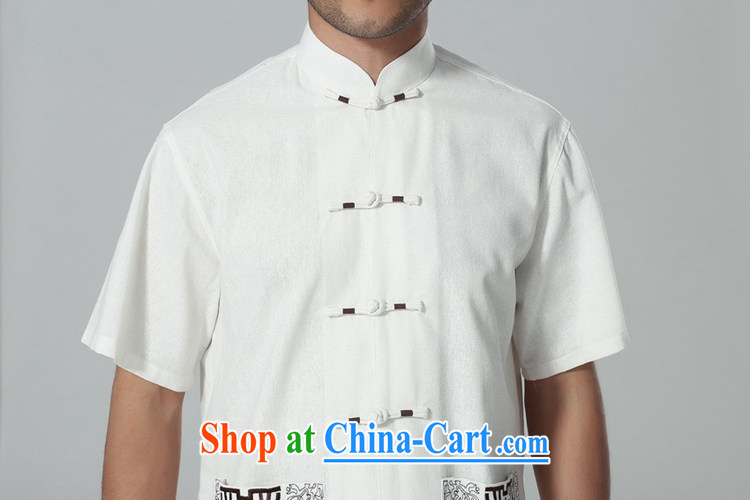 According to fuser summer stylish new middle-aged and older men's shirts, collar embroidered single row for father with a short-sleeved Chinese T-shirt LGD/M 0058 #3 XL pictures, price, brand platters! Elections are good character, the national distribution, so why buy now enjoy more preferential! Health