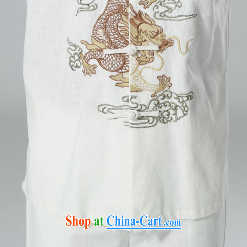 According to summer in New Chinese improved tang on the collar embroidered shirt + pants short-sleeved Chinese package LGD/AB 0001 #3 XL, according to the situation, and, on-line shopping