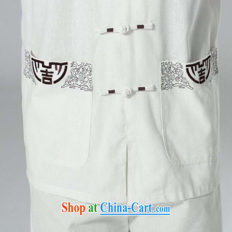 In accordance with the conditions and in the summer the new Tai Chi uniforms short sleeve embroidered shirt + pants father replace short-sleeved Tang load package LGD/AB 0002 # -A black 3 XL, in accordance with the situation, and, shopping on the Internet