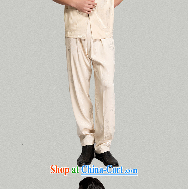 Jack And Jacob - Wolf JIEYA - WOLF new kit Chinese men's short-sleeved summer advanced silk Dragon pattern handcrafted tray port Tai Chi, pale yellow 165/S pictures, price, brand platters! Elections are good character, the national distribution, so why buy now enjoy more preferential! Health