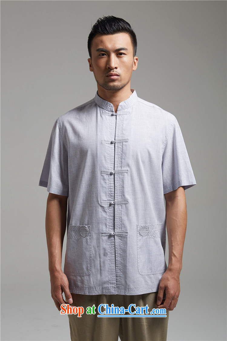 Ask a vegetarian (and as soon as possible with the new summer, Chinese cotton the Commission, for the charge-back men's shirts 1384 light gray XXXL pictures, price, brand platters! Elections are good character, the national distribution, so why buy now enjoy more preferential! Health
