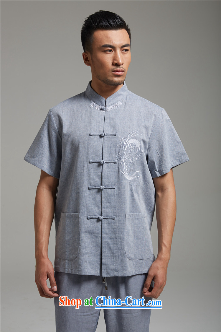 Ask a vegetarian (and as soon as possible with the new summer, male Chinese cotton the embroidery t-shirt 1401 light blue XXXL pictures, price, brand platters! Elections are good character, the national distribution, so why buy now enjoy more preferential! Health