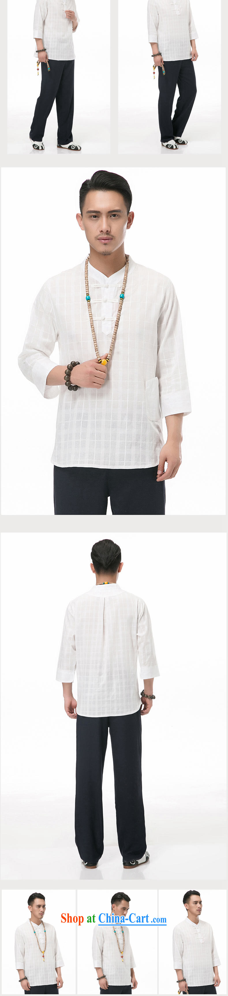 Summer is for men's 9 sub-cuff cotton mA short-sleeved Chinese T-shirt V collar-tie kit and cotton the men's short-sleeved T-shirt Ethnic Wind men 9 cotton cuff Tang Yau Ma Tei with meat pink L/175 pictures, price, brand platters! Elections are good character, the national distribution, so why buy now enjoy more preferential! Health