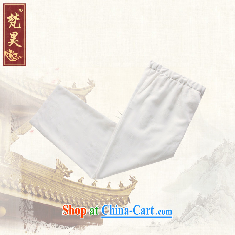 Van Gogh's annual new cotton Ma Tang pants in the older linen trousers elasticated pants loose KM 510 gray 4 XL, Van Gogh-ho, online shopping