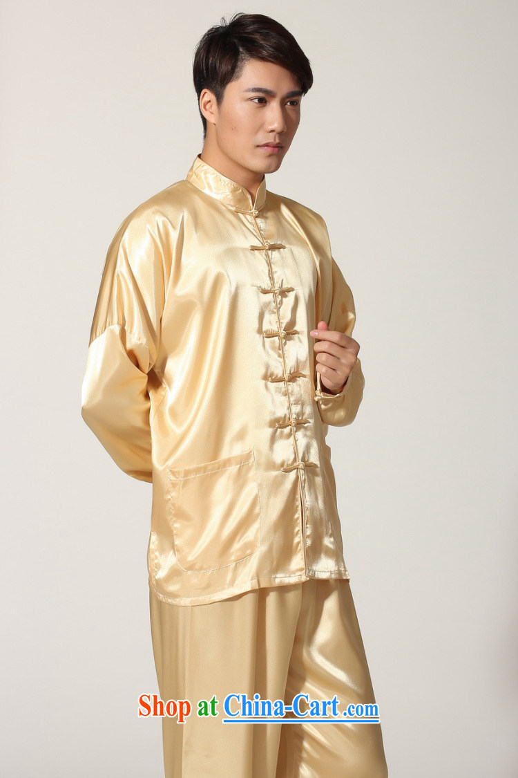 And Jing Ge older Chinese men and summer, for silk men's long-sleeved Kit larger male martial arts Package - D gold XXL recommendations 180 - 210 Jack pictures, price, brand platters! Elections are good character, the national distribution, so why buy now enjoy more preferential! Health