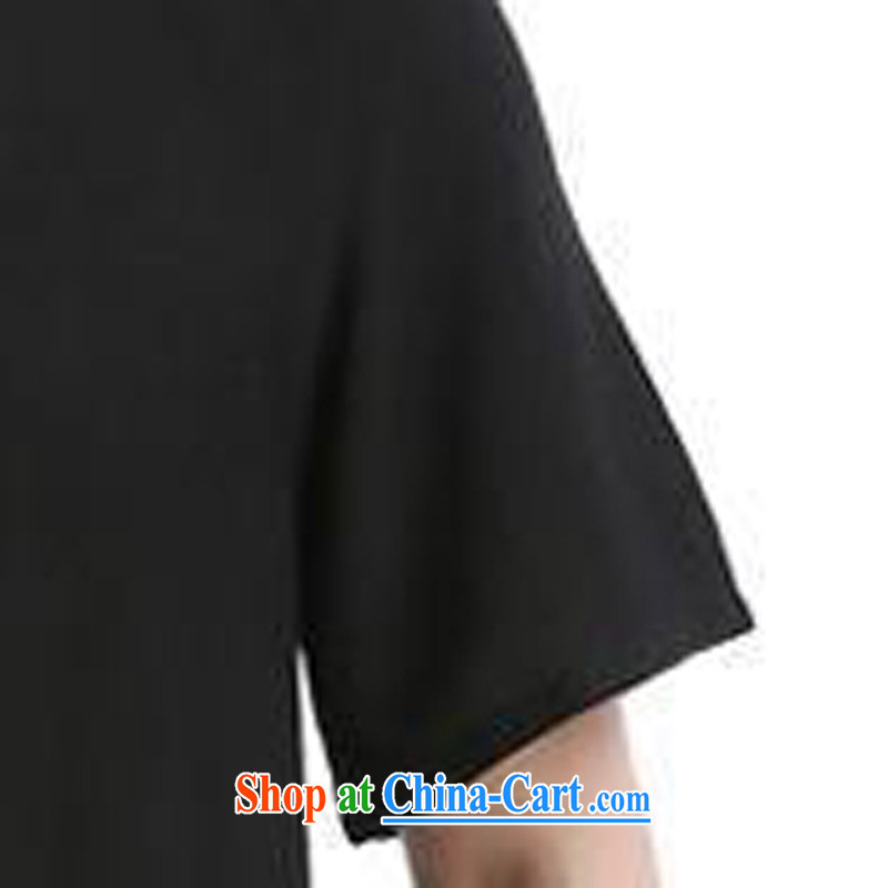 Property is property, Tang with 2015 summer New Men Tang with short sleeves in the older Chinese Dress light gray XXL/180, and a language (wuyouwuyu), shopping on the Internet