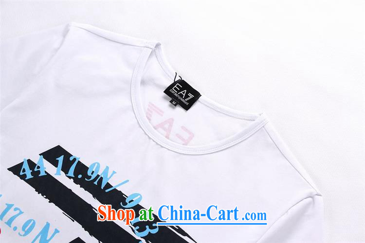 9 month female * 2015 summer new men with leisure short-sleeved T shirt alphanumeric stamp duty cotton cultivating sweater white XXL pictures, price, brand platters! Elections are good character, the national distribution, so why buy now enjoy more preferential! Health