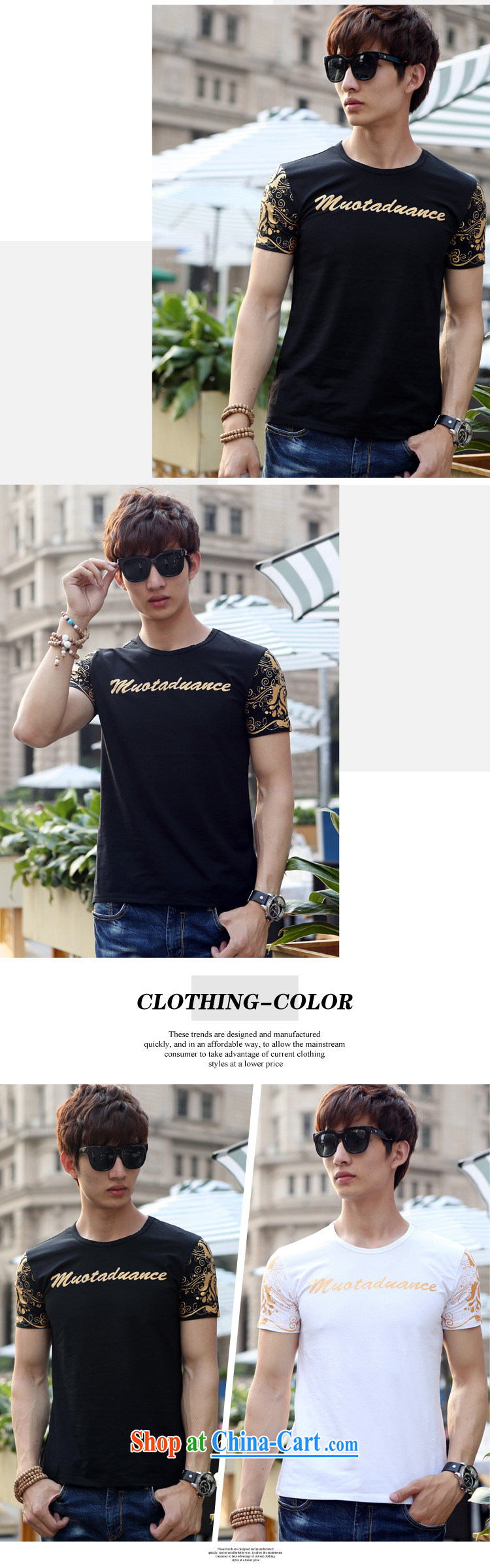 9 month female * 2015 new summer men's short-sleeved round neck stamp text T-shirt casual beauty and a white XXXL pictures, price, brand platters! Elections are good character, the national distribution, so why buy now enjoy more preferential! Health