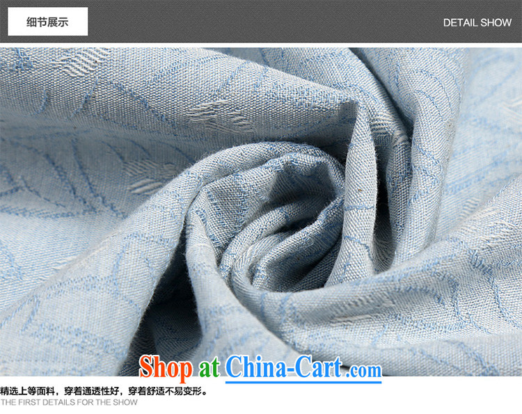 Ho-gil, older men with short T-shirt the T-shirt summer elderly half sleeve China wind T shirt shirt father with light blue XL pictures, price, brand platters! Elections are good character, the national distribution, so why buy now enjoy more preferential! Health