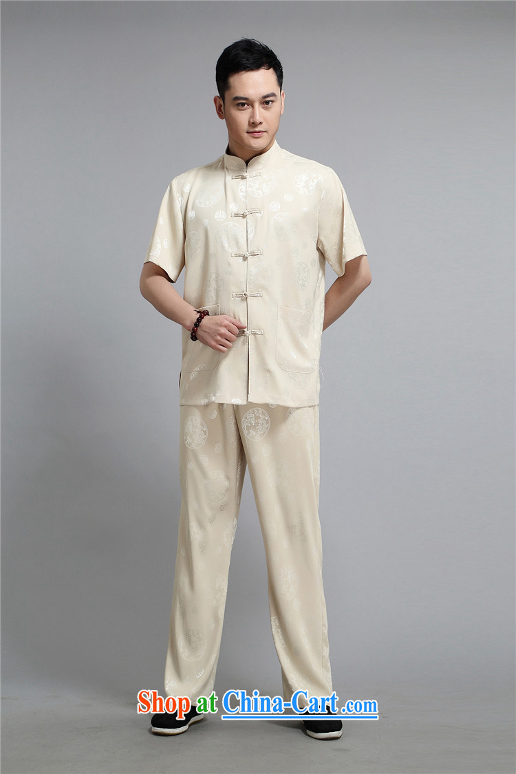 The Luo, summer 2015 new Chinese Han-hon Michael Mak Kwok-fung middle-aged men's short sleeve fitted dress white 4XL/190 pictures, price, brand platters! Elections are good character, the national distribution, so why buy now enjoy more preferential! Health