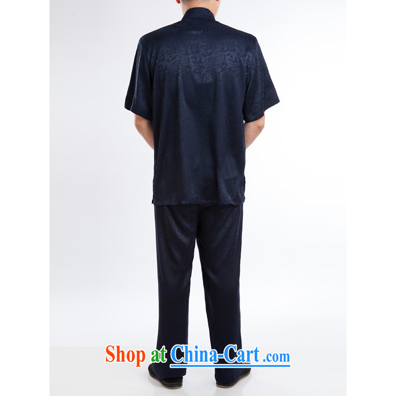100 brigade Bailv summer stylish thin disk for casual, short-sleeved comfortable elasticated trousers men's kit dark blue 190,100 brigade (Bailv), and, on-line shopping