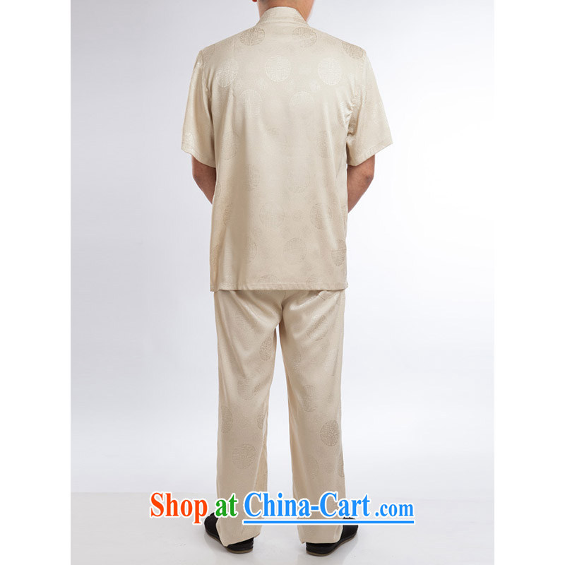 100 brigade Bailv summer stylish thin disk for casual, short-sleeved and comfortable elasticated trousers men's kit pale yellow 190,100 brigade (Bailv), and, shopping on the Internet