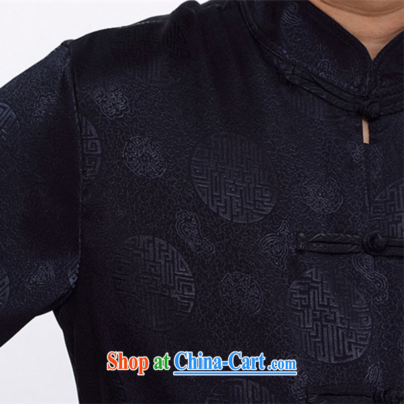 The summer, Chinese men's cotton mA short-sleeve kit, old smock China wind exercise clothing men's T-shirt Tai Chi Kit silver XXXL/190, the Tony Blair (AICAROLINA), shopping on the Internet