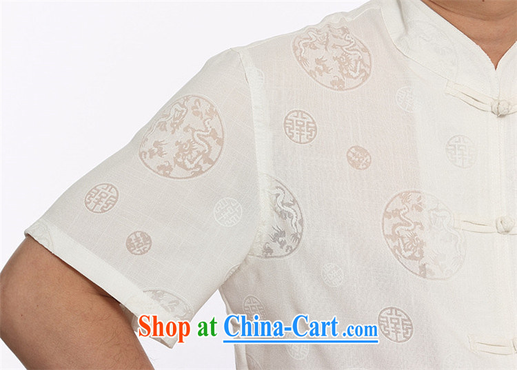 The Luo, new men's casual Chinese summer short-sleeved shirt T Tang loaded package of Chinese T-shirt cotton the Chinese White XXXXL pictures, price, brand platters! Elections are good character, the national distribution, so why buy now enjoy more preferential! Health