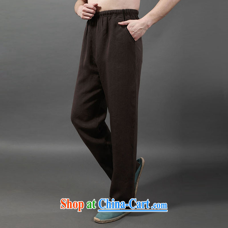 Tibetan swords into plowshares in summer 2015 men's cotton the trousers black coffee-colored 156,005 190/XXXL, hiding their swords into plowshares, and shopping on the Internet