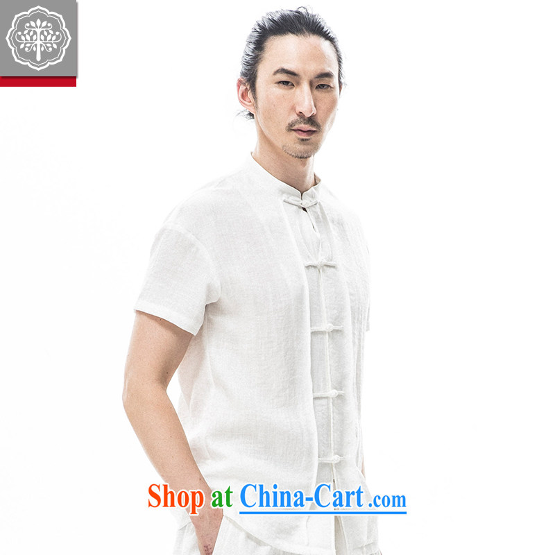 tree and Chinese men's short-sleeved shirts, served the Summer men's shirts kung fu T-shirt men's China wind Hyun-color 170/M, tree (EYENSREE), shopping on the Internet