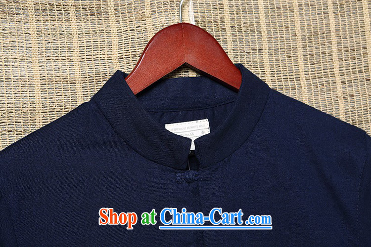 Dan Jie Shi men's summer men's China wind Tang with the collar-tie loose shirt and older Kung Fu T-shirt larger cultural T-shirt 9 color hidden cyan 4 XL pictures, price, brand platters! Elections are good character, the national distribution, so why buy now enjoy more preferential! Health
