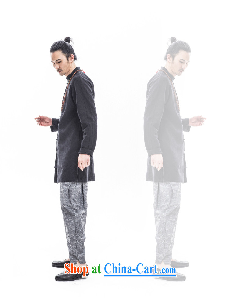 To tree, served improved long-sleeved jacket cotton Ma Man, Long Tang, the Chinese wind gray 185/XXL pictures, price, brand platters! Elections are good character, the national distribution, so why buy now enjoy more preferential! Health