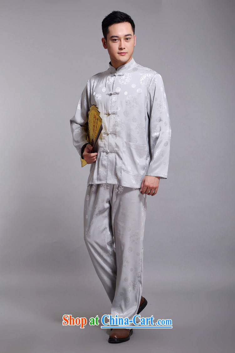 Silver armor Chinese male, Mr Ronald ARCULLI Chinese men and Kit, served long-sleeved Chinese wind hand-tie silk middle-aged and older Chinese men and red 190 pictures, price, brand platters! Elections are good character, the national distribution, so why buy now enjoy more preferential! Health