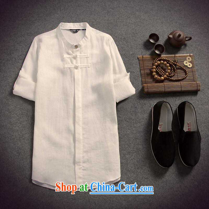 103 uyukC ^retro China wind Chinese spring and summer cotton the linen shirt men and the charge-back 7 sleeveless white pictures, price, brand platters! Elections are good character, the national distribution, so why buy now enjoy more preferential! Health