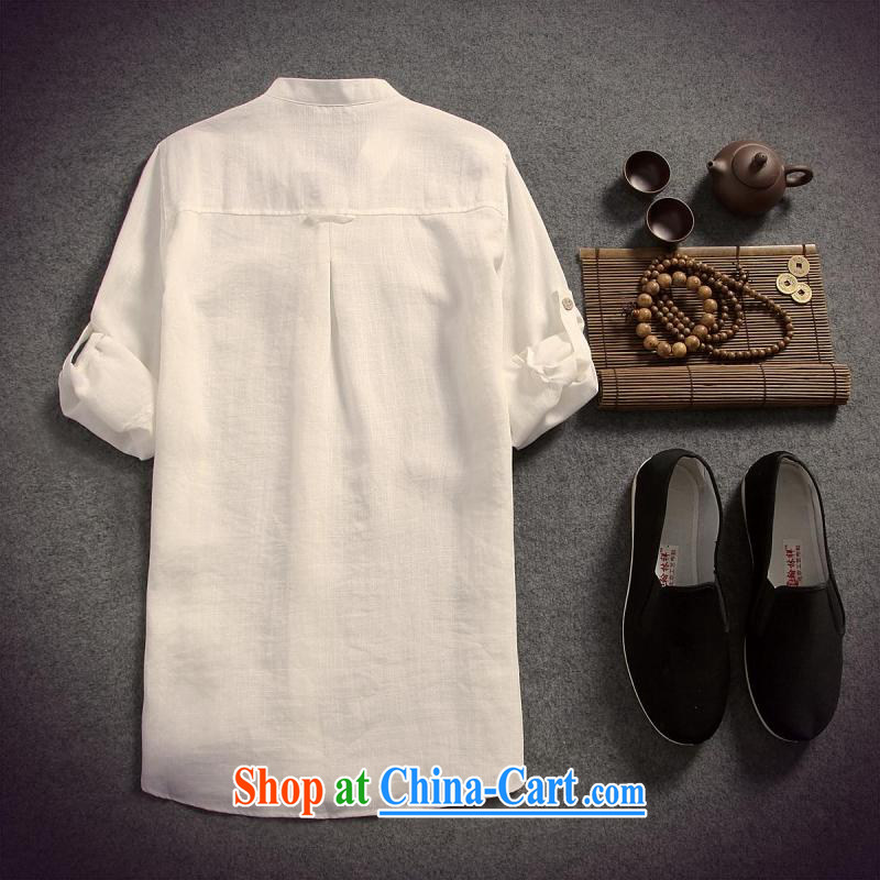 103 uyukC ^retro China wind Chinese spring and summer cotton the linen shirt men and the charge-back 7 sleeveless white pictures, price, brand platters! Elections are good character, the national distribution, so why buy now enjoy more preferential! Health