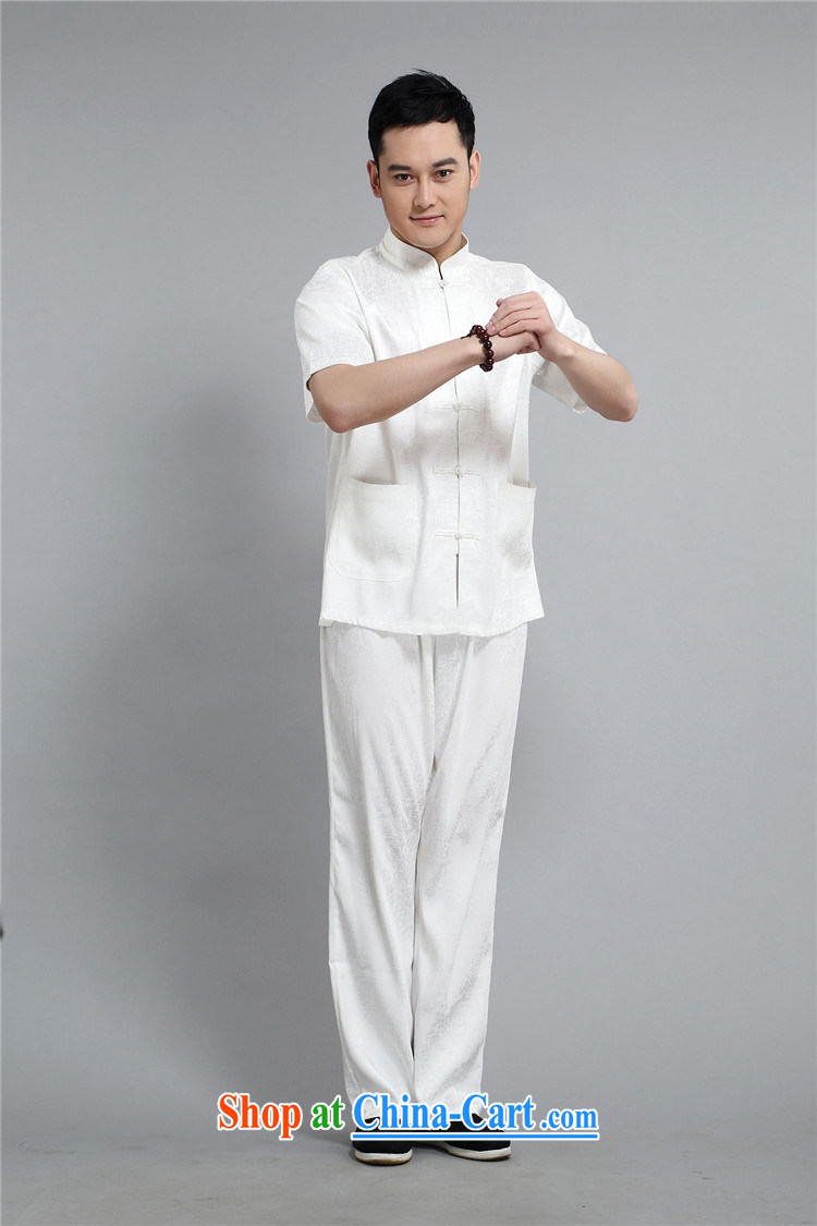 kyung-ho in older short-sleeved Chinese men and a short-sleeved middle-aged men Xia Tang with short sleeve with older persons shirt white 4XL pictures, price, brand platters! Elections are good character, the national distribution, so why buy now enjoy more preferential! Health