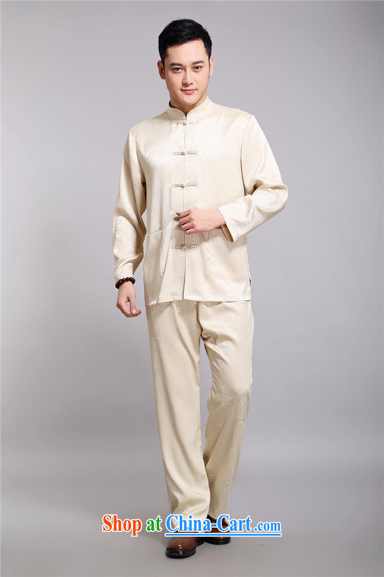 kyung-ho covering China wind summer Chinese men's cotton men's long-sleeved older persons in smock Han-tai chi kit kit Dad gold XXXL pictures, price, brand platters! Elections are good character, the national distribution, so why buy now enjoy more preferential! Health