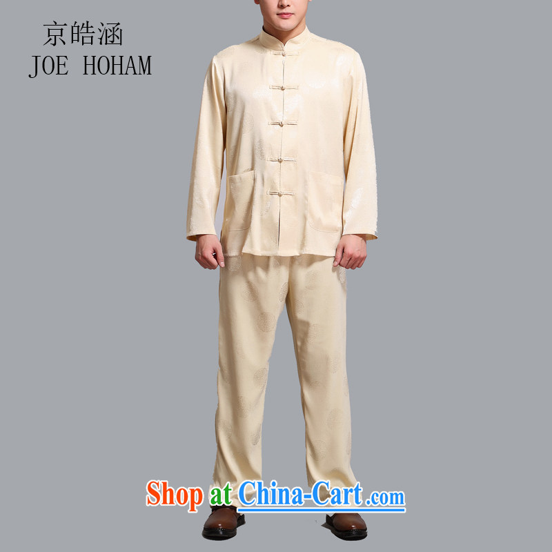 kyung-ho in covered by older men for the national dress China wind kit, for improved leisure long-sleeved Tang replace summer gold 4 XL, Vladimir Putin-ho (JOE HOHAM), shopping on the Internet