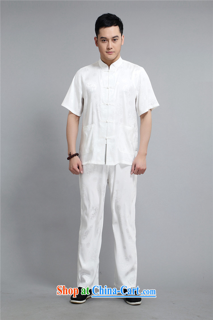 kyung-ho summer covered by new Chinese cotton men's T-shirt with short sleeves, and older persons, served Chinese style men's short-sleeve kit white 4XL pictures, price, brand platters! Elections are good character, the national distribution, so why buy now enjoy more preferential! Health