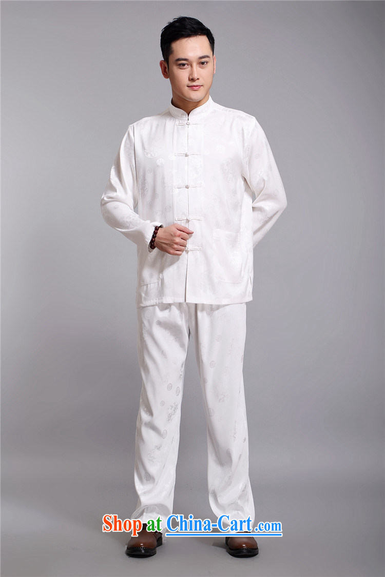 kyung-ho summer covered by the new and the old men long-sleeved Chinese national martial arts T-shirt Chinese men and summer Dad Kit white 4XL pictures, price, brand platters! Elections are good character, the national distribution, so why buy now enjoy more preferential! Health